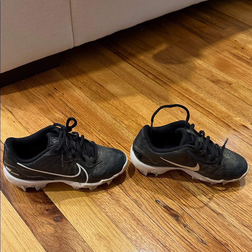 Nike Kids Black and White Shoes
